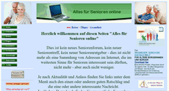 Desktop Screenshot of fuersenioren.info